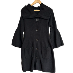 Marc Cain Knitted Cardigan Dress coat  Style sweater wool nylon cashmere blend